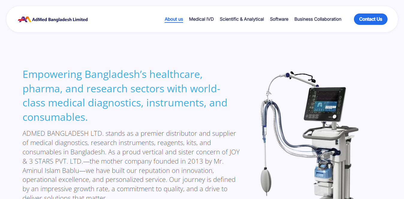 AdMed Bangladesh Limited, Dhaka